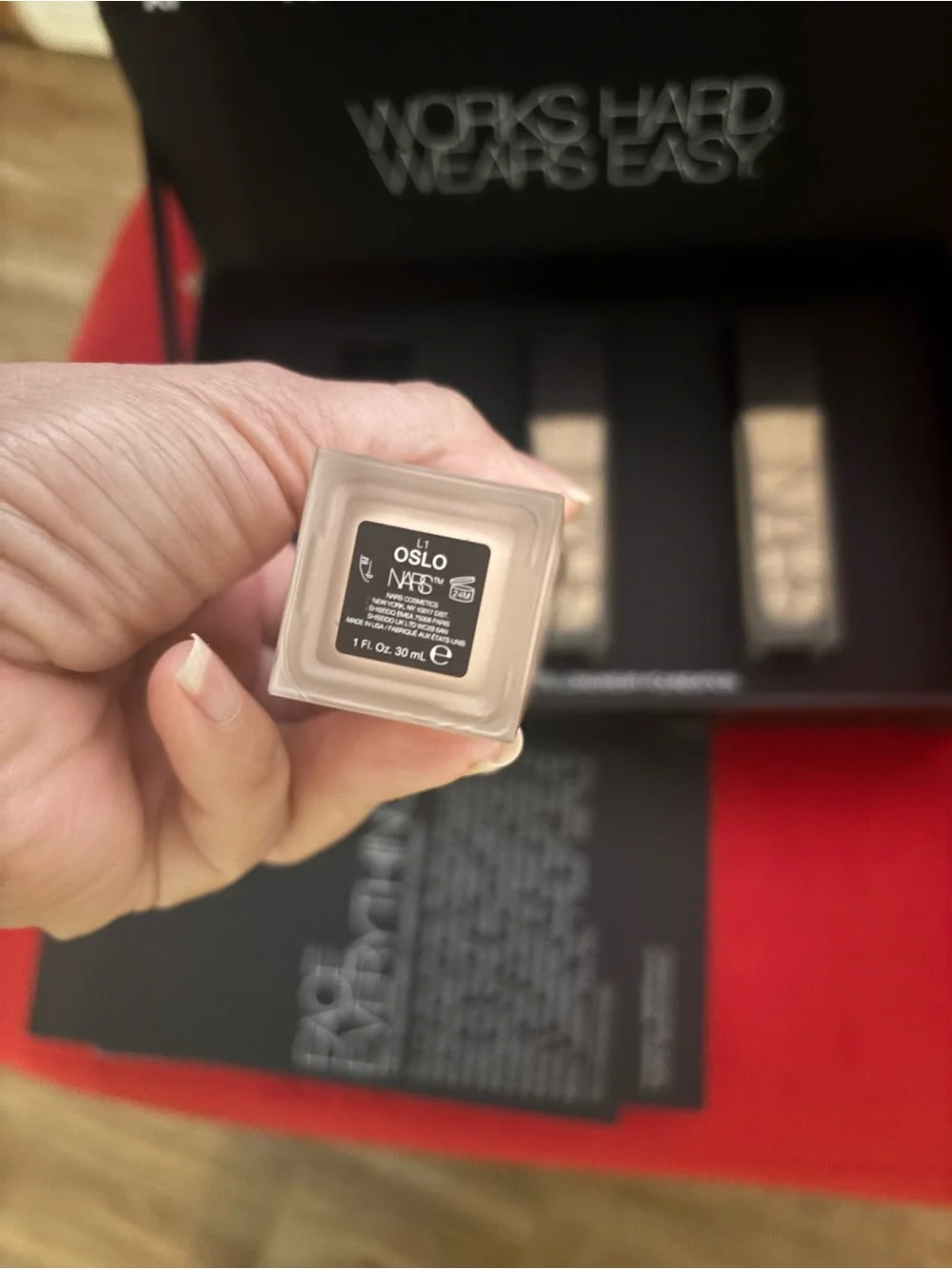 NARS new natural matte longwear foundation and powder set #foundation #matte
